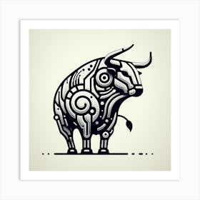 Bull Of The Zodiac Art Print