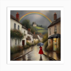 Chasing The Rainbow Art Print