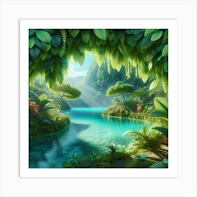 Fantasy Forest Art Print