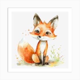 Cute Fox 2 Art Print