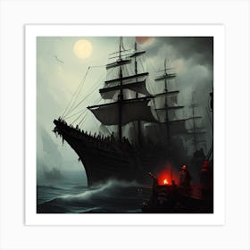 Pirates at war Art Print