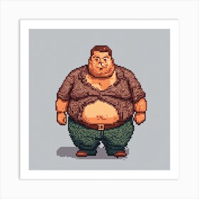 Pixel Art 23 Art Print