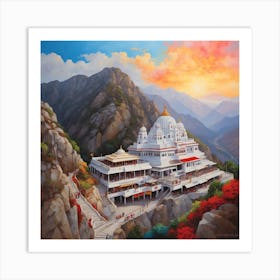 Ganesha Temple Art Print