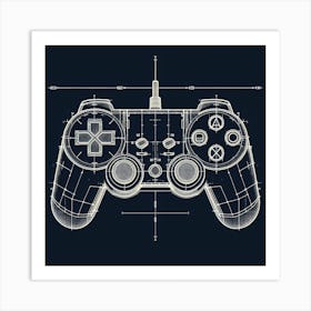 Video Game Controller 7 Art Print
