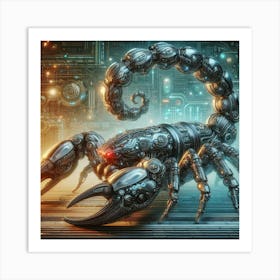 Scorpion Robot Art Print