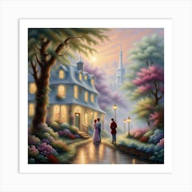 Day At The Cottage Art Print