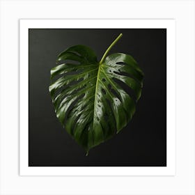 Monstera Leaf Art Print