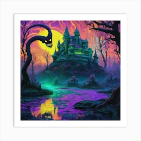 Disney Castle 3 Art Print