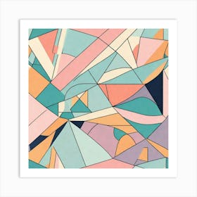 Abstract Geometric Pattern 43 Art Print