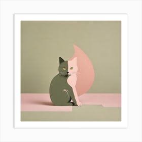 Cat Portrait Art Print