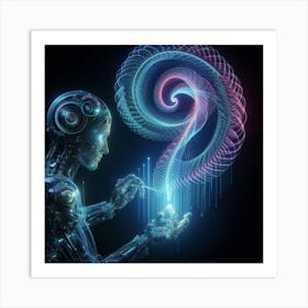 Cyborg Art Print