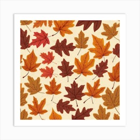 Autumn Leaves 25 Art Print