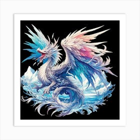 Frostfire Majesty Art Print