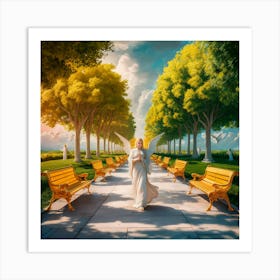 Heavenly Park Art Print