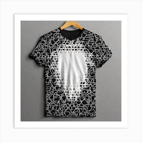 Geometric Pattern T-Shirt Art Print