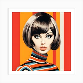 Mod Girl 14 Art Print