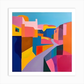 Abstract Travel Collection San Diego California Art Print