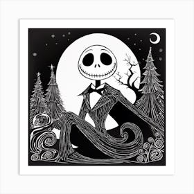 Nightmare Before Christmas Art Print