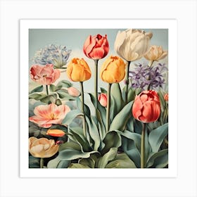 Tulips 12 Art Print