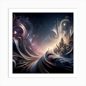 Digital Art Art Print