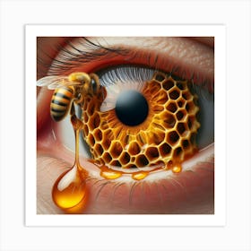 Bee Eye 1 Art Print