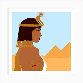 Cleopatra illustration  Art Print