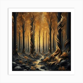 Forest Of Trees 12 Art Print