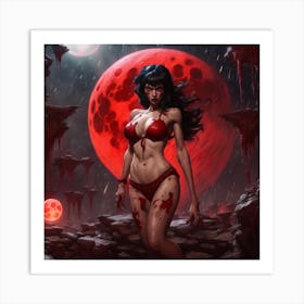 Blood Moon Art Print