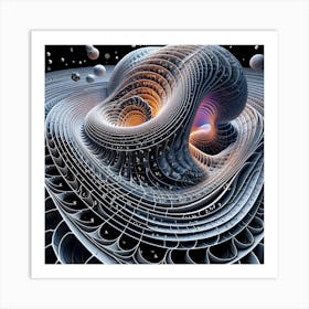 Inverted numbers Art Print