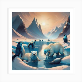 Arctic Adventure Art Print