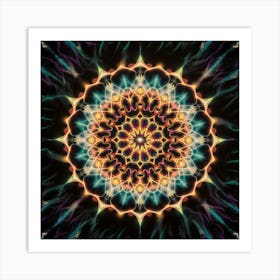 Psychedelic Mandala 4 Art Print