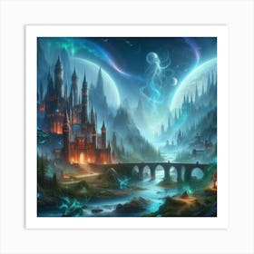 Fantasy Castle 13 Art Print