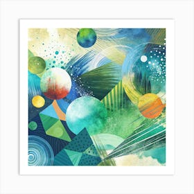 Abstract Painting 197 Art Print