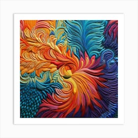 Abstract Painting 100 Art Print