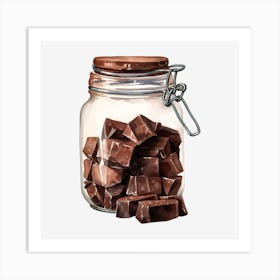 Jar Of Chocolate 4 Art Print