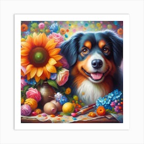 Bernese Mountain Dog Art Print