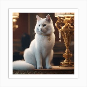 Queen'S Cat Art Print