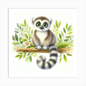 Lemur 3 Art Print