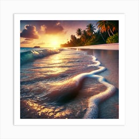 The Beach Art Print