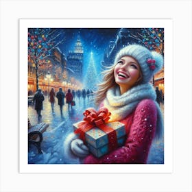 Christmas Gift Art Print