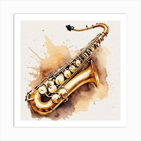 Saxophone Art Print