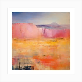 Desert - Abstract Painting 3 Art Print