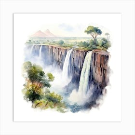 Victoria Falls Art Print