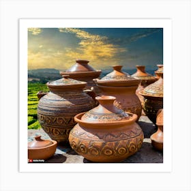 Firefly The People Of The Indus Valley Civilization Used A Variety Of Pottery Vessels For Various Pu (3) Art Print
