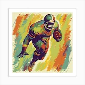 American Football Player 1 Art Print