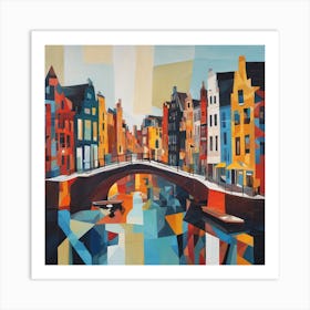 Amsterdam Bridge Art Print