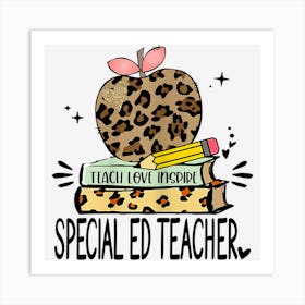 Womens Ed Teacher Shirt Art Print