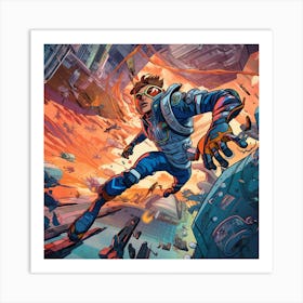 X-Men Comic Book Cover Art Print