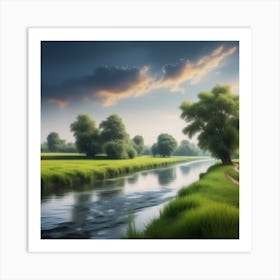 Landscape Stock Videos & Royalty-Free Footage 13 Art Print