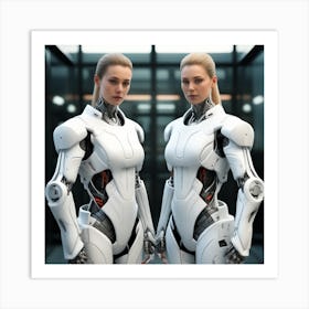 Futuristic Women 14 Art Print